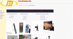 Desktop Screenshot of firstdisplays.com
